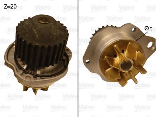 Comprar 506655 VALEO Bomba de agua para motor
