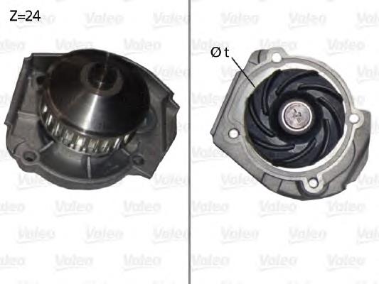 Motor de agua VALEO 506640