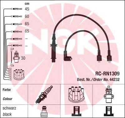 44232 NGK Cables de alta tensión, juego