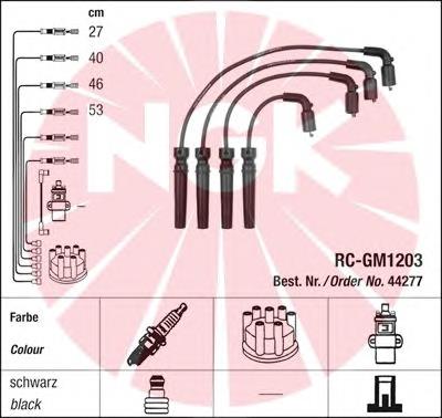 44277 NGK cables de bujías