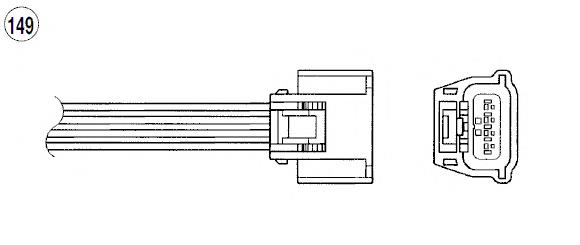 Sonda Lambda Sensor De Oxigeno Para Catalizador 90848 NGK