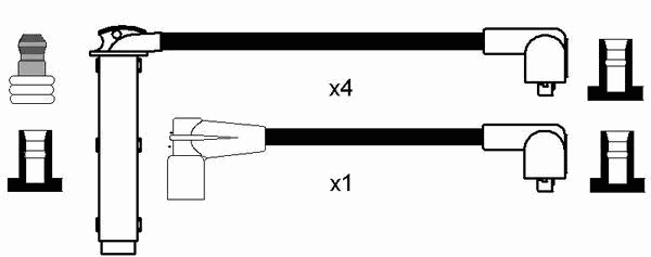 Cables de encendido NGK 2585
