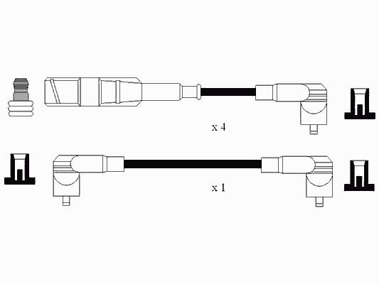 Cables de encendido NGK 0958