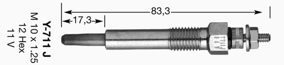 4467 NGK bujía de precalentamiento