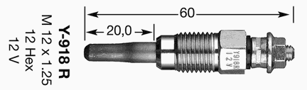 4182 NGK bujía de incandescencia