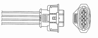 1560 NGK sonda lambda sensor de oxigeno para catalizador