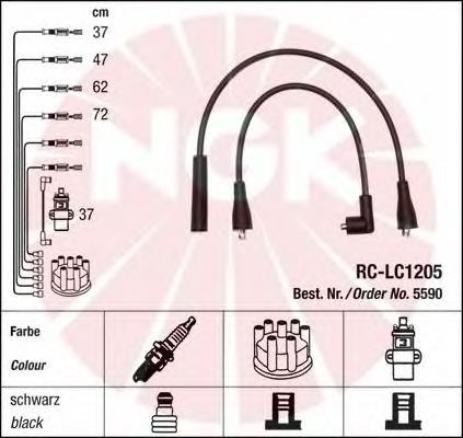 Juego de cables de bujias NGK 5590 precio, desde 19,98 EUR