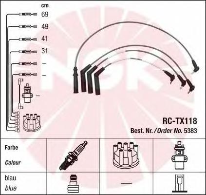 Comprar 5383 NGK Cable de bujía