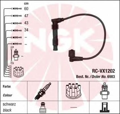 Comprar 6983 NGK Cable de bujía