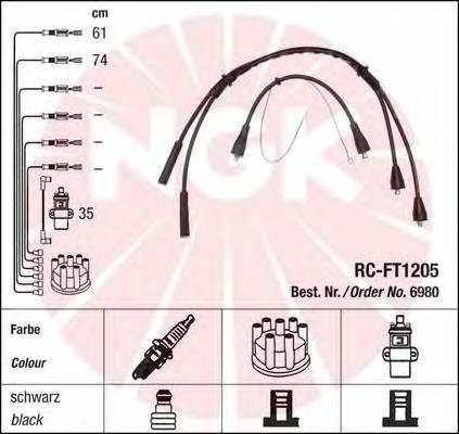 Comprar 6980 NGK Cable de bujía