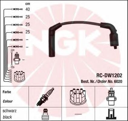 Cables de encendido NGK 6020