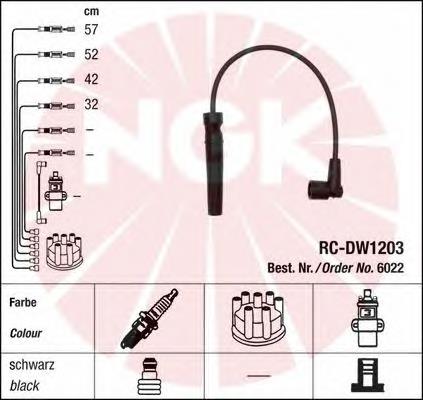 Juego de cables de bujias NGK 6022 precio, desde 28,35 EUR