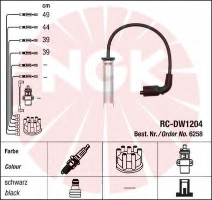 Juego de cables de bujias NGK 6258 precio, desde 25,98 EUR
