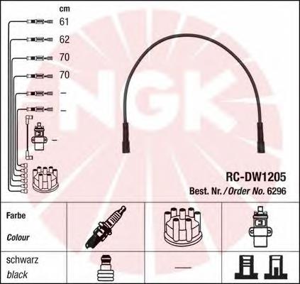 Comprar 6296 NGK Cable de bujía