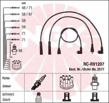 Juego de cables de bujias NGK 2577 precio, desde 31,76 EUR