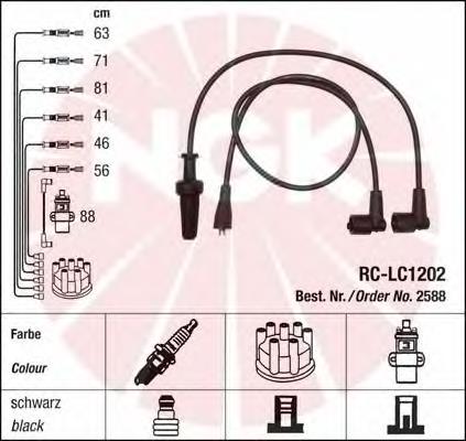 Comprar 2588 NGK Cable de bujía