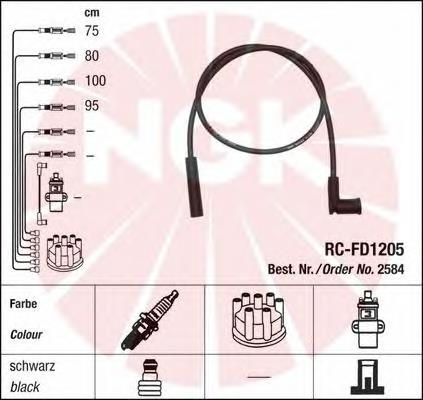 Cables de bujías 85114 FAE