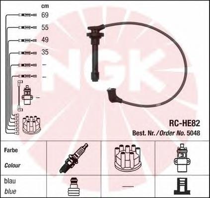 Cables de encendido NGK 5048