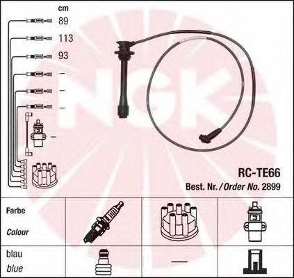 Pinza de freno trasera izquierda 2899 NGK