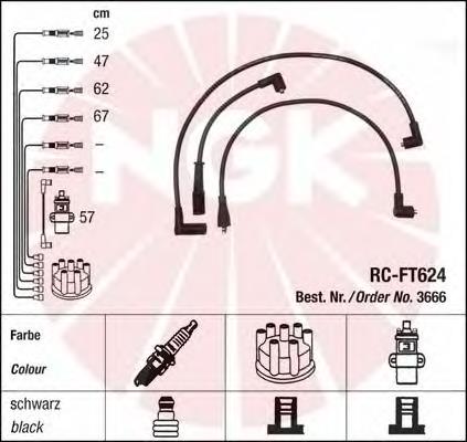 Juego de cables de bujias NGK 3666 precio, desde 23,23 EUR
