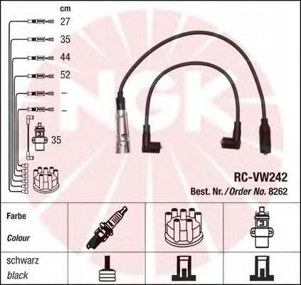 Juego de cables de encendido 8262 NGK