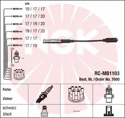 Comprar 7800 NGK Cable de bujía