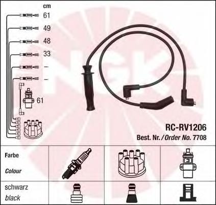 Comprar 7708 NGK Cable de bujía