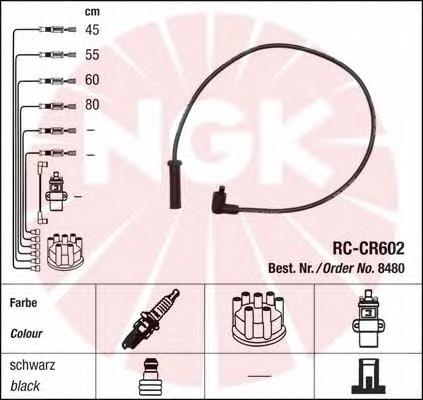 Juego de cables de encendido 8480 NGK