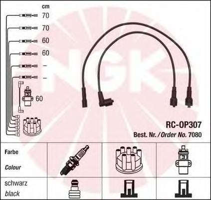 Comprar 7080 NGK Cable de bujía