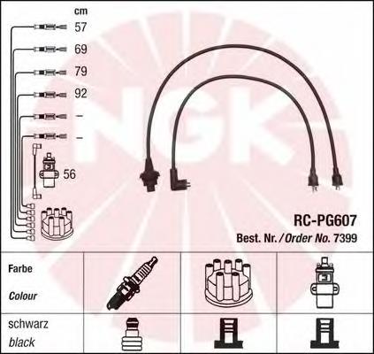 Juego de cables de bujias NGK 7399 precio, desde 24,71 EUR