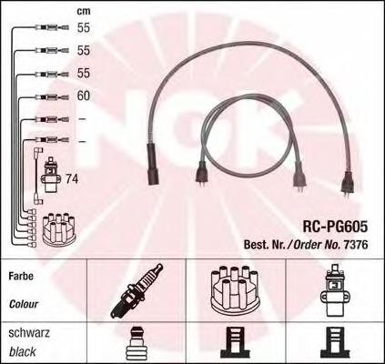 Juego de cables de bujias NGK 7376 precio, desde 19,87 EUR