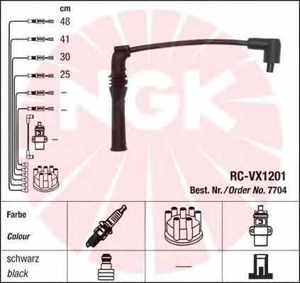Juego de cables de bujias NGK 7704 precio, desde 164,47 EUR