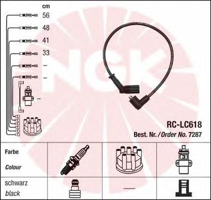 Comprar 7287 NGK Cable de bujía