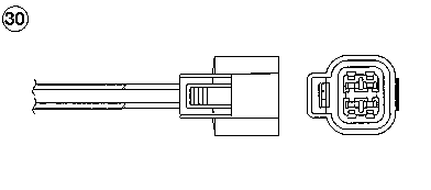 Sonda Lambda Sensor De Oxigeno Post Catalizador 96284 NGK