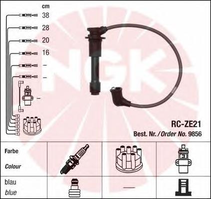Juego de cables de bujias NGK 9856 precio, desde 149,86 EUR