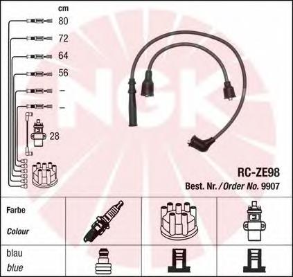 Comprar 9907 NGK Cable de bujía