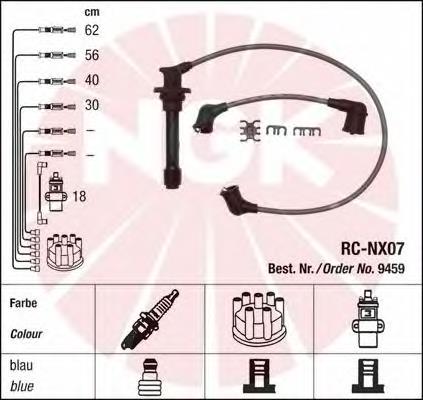 Juego de cables de encendido 9459 NGK