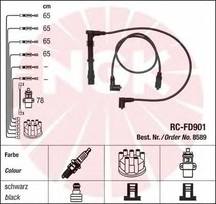 Comprar 8589 NGK Cable de bujía