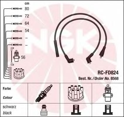 Comprar 8568 NGK Cable de bujía