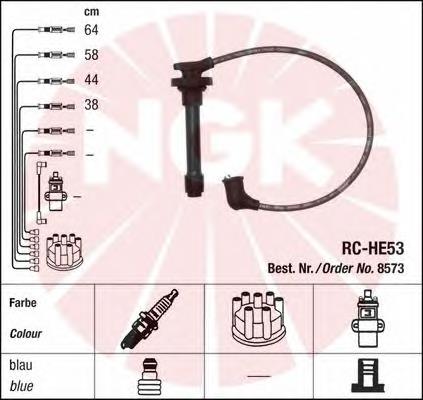 Juego de cables de encendido 8573 NGK