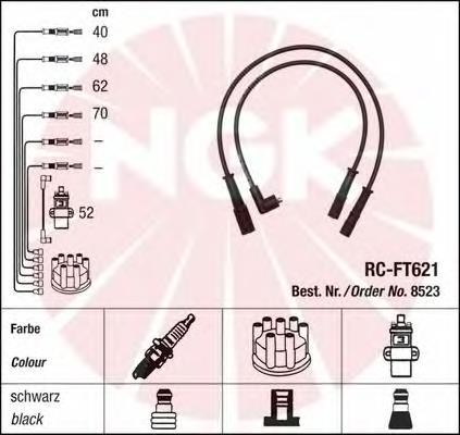 Juego de cables de encendido 8523 NGK