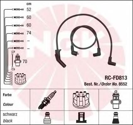 Comprar 8552 NGK Cable de bujía
