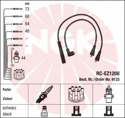 Juego de cables de encendido 9133 NGK