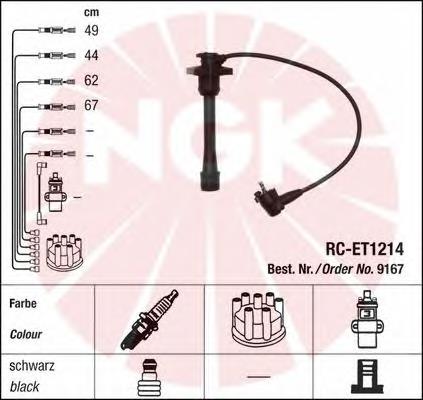 Comprar 9167 NGK Cable de bujía