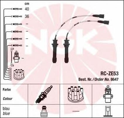 Cables de encendido NGK 8647