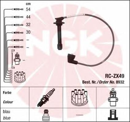 Cables de encendido NGK 8932