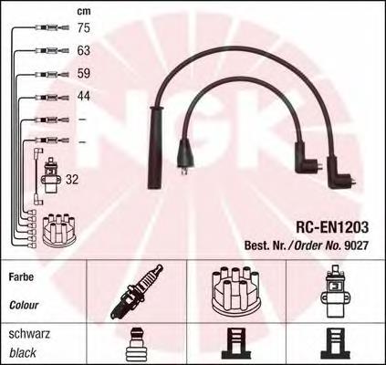 Juego de cables de encendido 9027 NGK