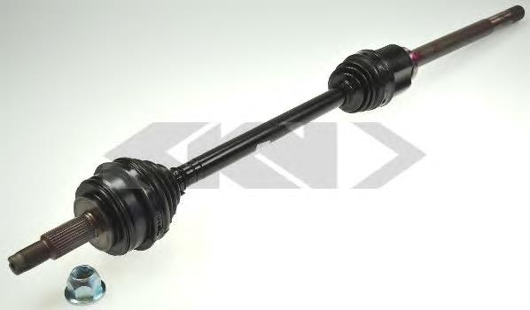Semieje delantero derecho 25262 GKN-Spidan
