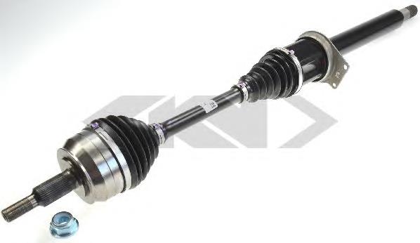 Semieje delantero derecho GKN-Spidan 25286