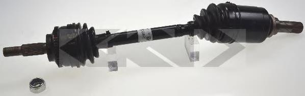 Semieje delantero izquierdo 24937 GKN-Spidan